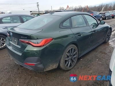 Trzecie zdjęcie samochodu z tyłu: 2022 BMW I4 EDRIVE 40 VIN:WBY73AW04NFN17369 - miniatura