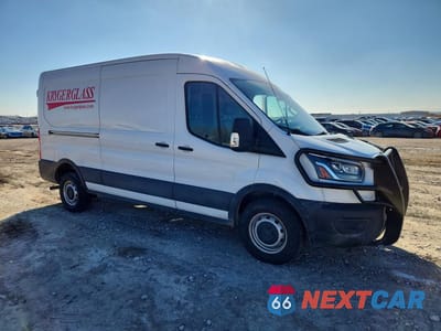 Czwarte zdjęcie samochodu z boku: 2023 FORD TRANSIT 250 DELIVERY VAN VIN:1FTBR1C87PKB24593 - miniatura