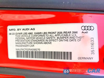 Zdjęcie 13 z 13 samochodu: 2024 AUDI A5 PREMIUM PLUS 45 VIN:WAUFACF52RA006270 - miniatura