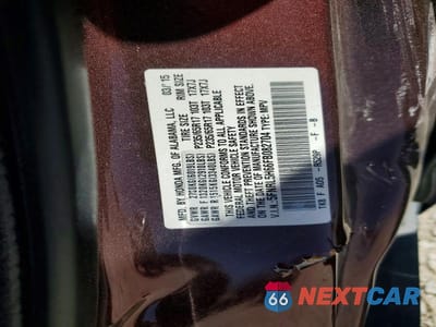 Zdjęcie 14 z 14 samochodu: 2015 HONDA ODYSSEY EXL VIN:5FNRL5H66FB082704 - miniatura