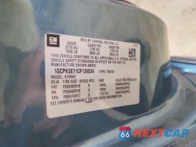 Zdjęcie 13 z 13 samochodu: 2012 CHEVROLET SILVERADO K1500 LT VIN:1GCPKSE71CF139534 - miniatura