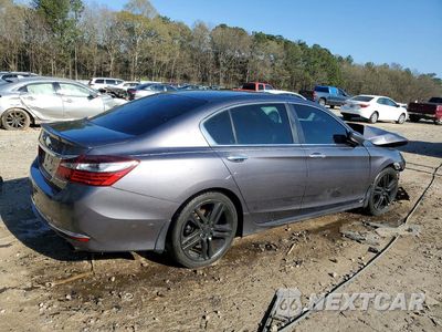 Trzecie zdjęcie samochodu z tyłu: 2017 HONDA ACCORD SPORT VIN:1HGCR2F55HA280457 - miniatura