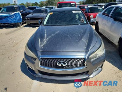 Piąte zdjęcie samochodu w środku: 2014 INFINITI Q50 BASE VIN:JN1BV7AP4EM672046 - miniatura