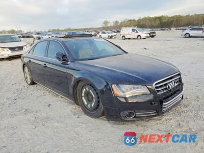 Czwarte zdjęcie samochodu z boku: 2014 AUDI A8 L QUATTRO VIN:WAURGAFD2EN003878 - miniatura