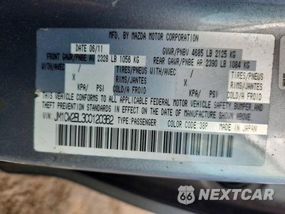 Zdjęcie 13 z 13 samochodu: 2012 MAZDA 5 VIN:JM1CW2BL3C0120362 - miniatura