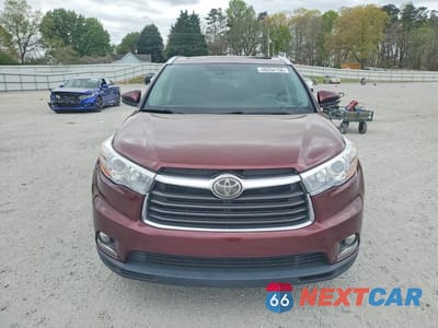 Piąte zdjęcie samochodu w środku: 2014 TOYOTA HIGHLANDER LIMITED PLATINUM VIN:5TDYKRFH8ES010827 - miniatura