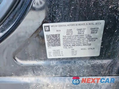 Zdjęcie 13 z 13 samochodu: 2019 GMC TERRAIN SLE VIN:3GKALMEV0KL386310 - miniatura