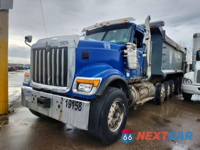 Drugie zdjęcie samochodu z przodu: 2018 INTERNATIONAL HX520 DUMP TRUCK VIN:3HTDPAPR6JN520741 - miniatura
