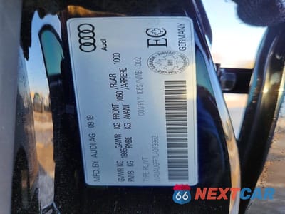 Zdjęcie 13 z 13 samochodu: 2020 AUDI A3 VIN:WAUAUGFF7LA019962 - miniatura