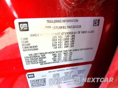 Zdjęcie 12 z 12 samochodu: 2021 GMC SIERRA K1500 DENALI VIN:1GTU9FEL7MZ320236 - miniatura