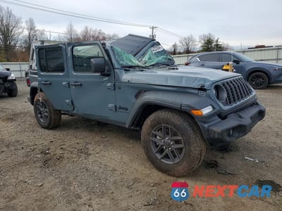Czwarte zdjęcie samochodu z boku: 2026 JEEP WRANGLER SPORT VIN:1C4PJXDN3TW164743 - miniatura