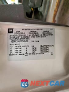 Zdjęcie 12 z 12 samochodu: 2007 CHEVROLET SILVERADO K1500 VIN:1GCEK19037E502426 - miniatura