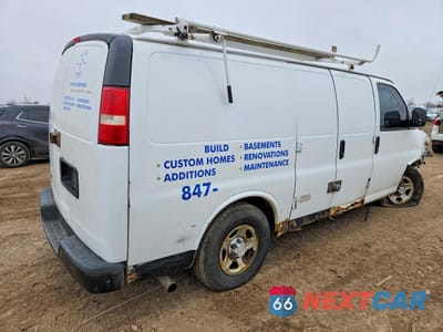 Trzecie zdjęcie samochodu z tyłu: 2007 CHEVROLET EXPRESS 1500 UTILITY / SERVICE VAN VIN:1GCFG15X371143935 - miniatura