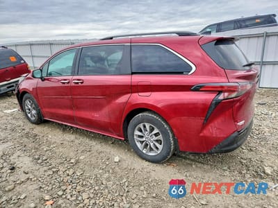 Drugie zdjęcie samochodu z przodu: 2022 TOYOTA SIENNA XLE 7-PASSENGER VIN:5TDJRKEC7NS089711 - miniatura