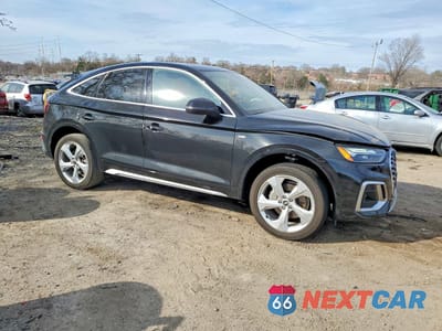 Czwarte zdjęcie samochodu z boku: 2021 AUDI Q5 SPORTBACK PREMIUM PLUS VIN:WA15AAFY4M2134892 - miniatura
