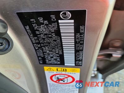 Zdjęcie 12 z 12 samochodu: 2019 LEXUS ES 350 F SPORT VIN:58ABZ1B11KU008327 - miniatura