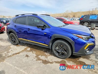 Czwarte zdjęcie samochodu z boku: 2024 SUBARU CROSSTREK SPORT VIN:4S4GUHF63R3815653 - miniatura