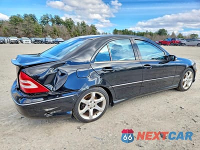 Trzecie zdjęcie samochodu z tyłu: 2007 MERCEDES-BENZ C 230 VIN:WDBRF52H17A931292 - miniatura