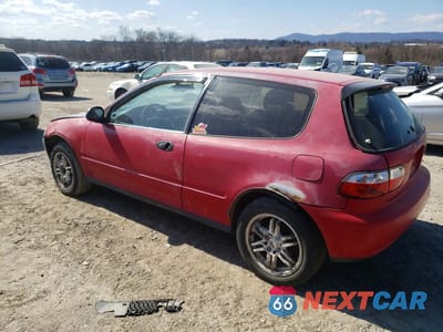 Drugie zdjęcie samochodu z przodu: 1993 HONDA CIVIC CX VIN:2HGEH2350PH540635 - miniatura