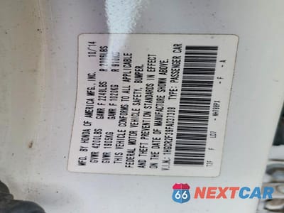 Zdjęcie 13 z 13 samochodu: 2015 HONDA ACCORD LX VIN:1HGCR2F39FA037309 - miniatura