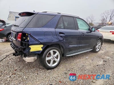 Trzecie zdjęcie samochodu z tyłu: 2017 MERCEDES-BENZ GLE 350 4MATIC VIN:4JGDA5HB9HA945046 - miniatura