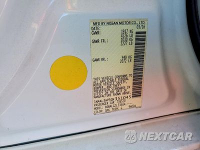 Zdjęcie 12 z 13 samochodu: 2016 NISSAN ALTIMA 2.5 S VIN:1N4AL3AP5GN351045 - miniatura