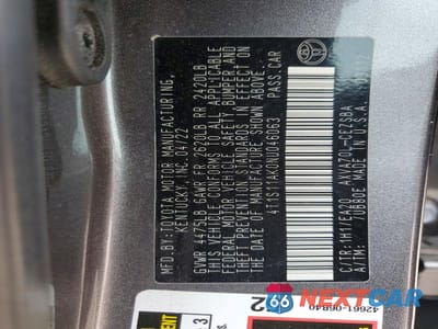 Zdjęcie 12 z 12 samochodu: 2022 TOYOTA CAMRY SE VIN:4T1S11AK0NU046063 - miniatura