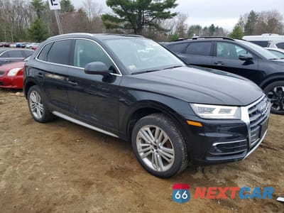 Czwarte zdjęcie samochodu z boku: 2018 AUDI Q5 PRESTIGE VIN:WA1CNAFY7J2202321 - miniatura