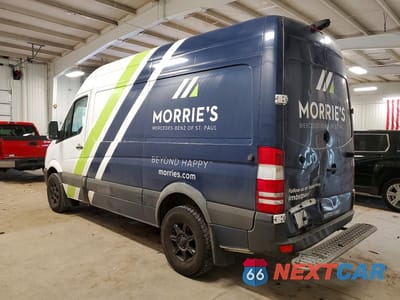 Drugie zdjęcie samochodu z przodu: 2017 MERCEDES BENZ SPRINTER 2500 DELIVERY VAN VIN:WD3PE7CD2HP575222 - miniatura