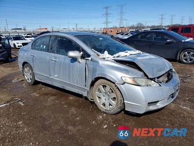 Czwarte zdjęcie samochodu z boku: 2009 HONDA CIVIC LX VIN:1HGFA16579L018914 - miniatura