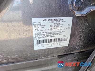 Zdjęcie 14 z 14 samochodu: 2025 FORD EXPLORER PLATINUM VIN:1FMUK8HH2SGB80303 - miniatura