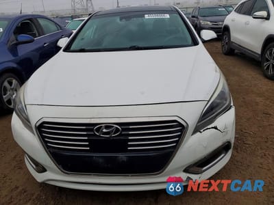 Piąte zdjęcie samochodu w środku: 2017 HYUNDAI SONATA HYBRID LIMITED VIN:KMHE34L15HA053934 - miniatura