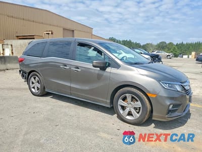 Czwarte zdjęcie samochodu z boku: 2019 HONDA ODYSSEY EXL VIN:5FNRL6H77KB035657 - miniatura