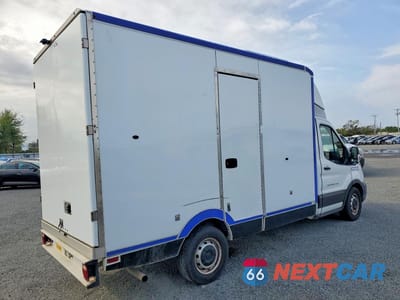 Trzecie zdjęcie samochodu z tyłu: 2020 FORD TRANSIT DELIVERY TRUCK VIN:1FDBW5Z84LKB80312 - miniatura