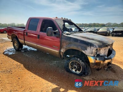 Czwarte zdjęcie samochodu z boku: 2002 FORD F250 SUPER DUTY VIN:1FTNW21F62ED17998 - miniatura