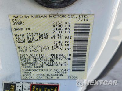 Zdjęcie 12 z 12 samochodu: 2015 NISSAN FRONTIER S VIN:1N6BD0CT9FN736740 - miniatura