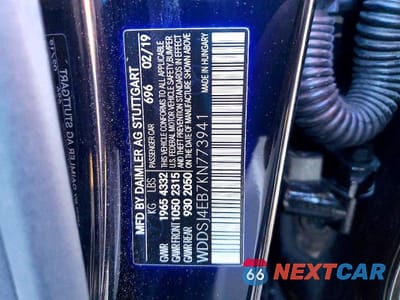 Zdjęcie 12 z 12 samochodu: 2019 MERCEDES-BENZ CLA 250 VIN:WDDSJ4EB7KN773941 - miniatura