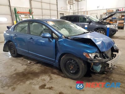 Czwarte zdjęcie samochodu z boku: 2010 HONDA CIVIC LX VIN:19XFA1F5XAE085485 - miniatura