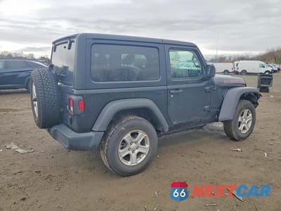 Trzecie zdjęcie samochodu z tyłu: 2021 JEEP WRANGLER SPORT VIN:1C4GJXAN3MW763549 - miniatura