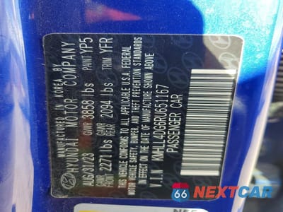 Zdjęcie 13 z 13 samochodu: 2024 HYUNDAI ELANTRA SE VIN:KMHLL4DG6RU651167 - miniatura