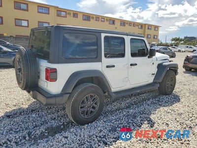 Trzecie zdjęcie samochodu z tyłu: 2025 JEEP WRANGLER SPORT VIN:1C4PJXDG4SW608146 - miniatura