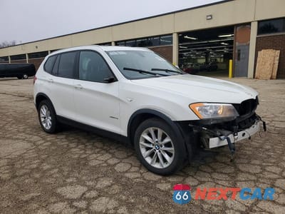 Czwarte zdjęcie samochodu z boku: 2014 BMW X3 XDRIVE28I VIN:5UXWX9C51E0D22964 - miniatura