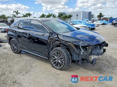 Czwarte zdjęcie samochodu z boku: 2019 LEXUS RX 350 F SPORT VIN:2T2BZMCA5KC188674 - miniatura