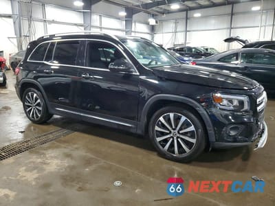 Czwarte zdjęcie samochodu z boku: 2022 MERCEDES-BENZ GLB 250 4MATIC VIN:W1N4M4HB5NW255100 - miniatura