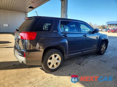 Trzecie zdjęcie samochodu z tyłu: 2016 GMC TERRAIN SLE VIN:2GKALMEK1G6338459 - miniatura
