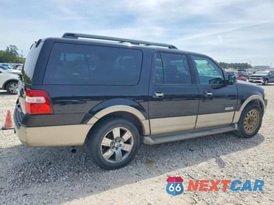 Trzecie zdjęcie samochodu z tyłu: 2007 FORD EXPEDITION EL EDDIE BAUER VIN:1FMFK17547LA80581 - miniatura