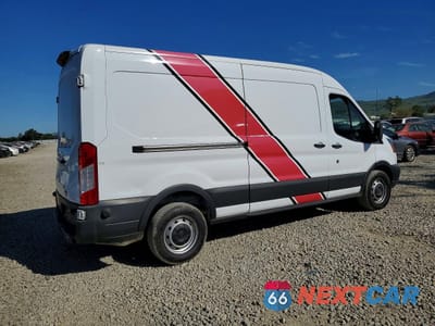 Trzecie zdjęcie samochodu z tyłu: 2018 FORD TRANSIT 250 DELIVERY VAN VIN:1FTYR2CM2JKA19867 - miniatura
