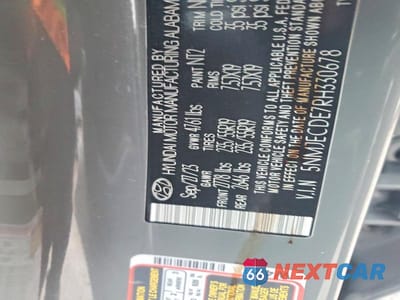 Zdjęcie 13 z 13 samochodu: 2024 HYUNDAI TUCSON AWD VIN:5NMJECDE7RH330678 - miniatura