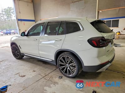 Drugie zdjęcie samochodu z przodu: 2023 BMW X3 XDRIVE30I VIN:5UX53DP00P9P27895 - miniatura