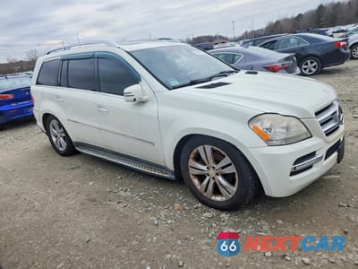 Czwarte zdjęcie samochodu z boku: 2011 MERCEDES-BENZ GL 450 4MATIC VIN:4JGBF7BE3BA629768 - miniatura